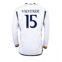 Real Madrid Federico Valverde #15 Hjemmedrakt 2023-24 Langermet